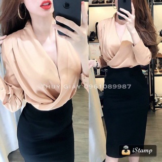 Áo sơ mi lụa My sói