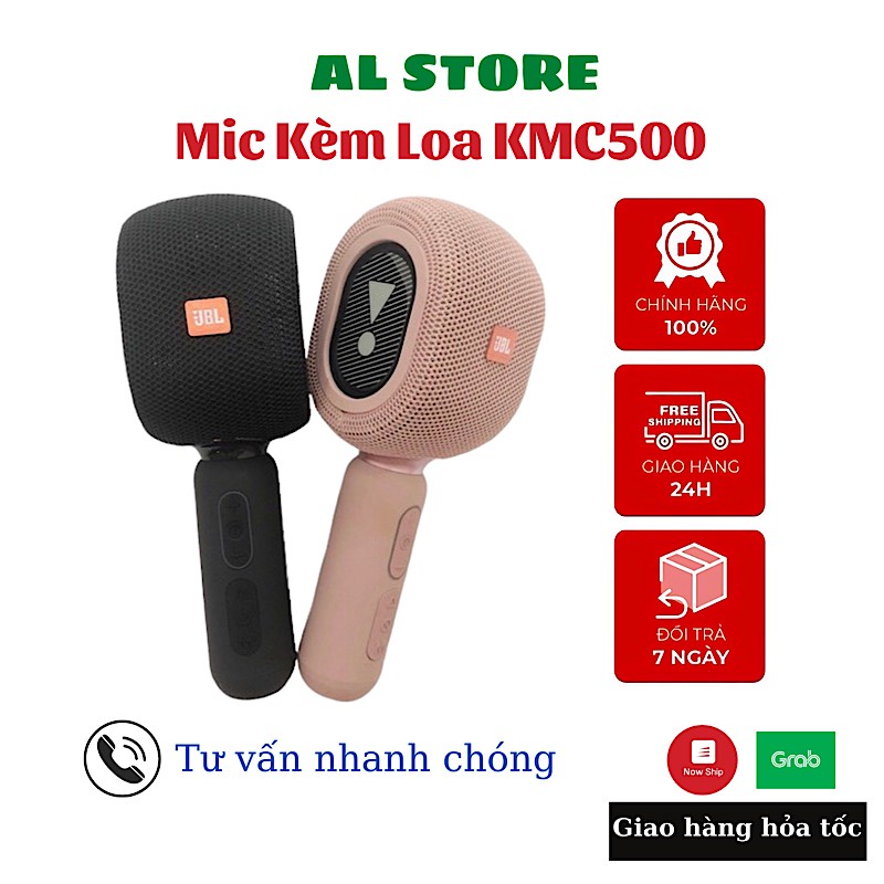 Micro Karaoke Bluetooth JBL KMC 500 Thế Hệ Mới - Bảo hành 12 tháng