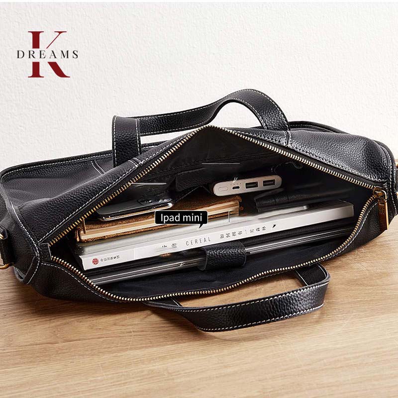 Cặp Công Sở Cao Cấp - Kèm Phiếu Bảo Hành - Túi da nam dáng Briefcase Bag K9109879 | BigBuy360 - bigbuy360.vn