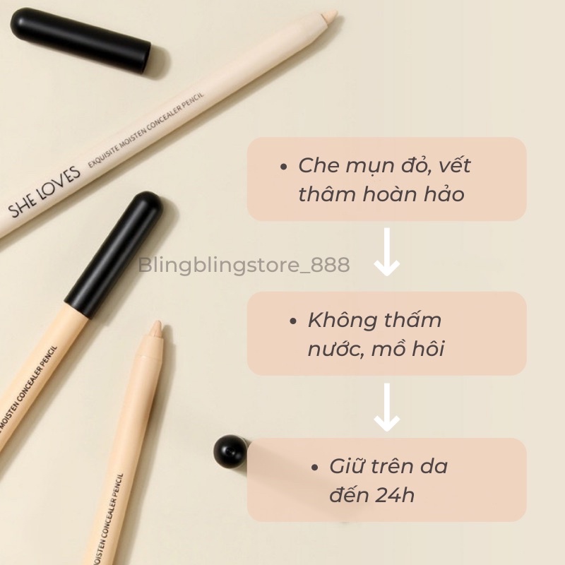 Bút Che Mụn Che Khuyết Điểm Nội Địa Trung SHE LOVES | BigBuy360 - bigbuy360.vn