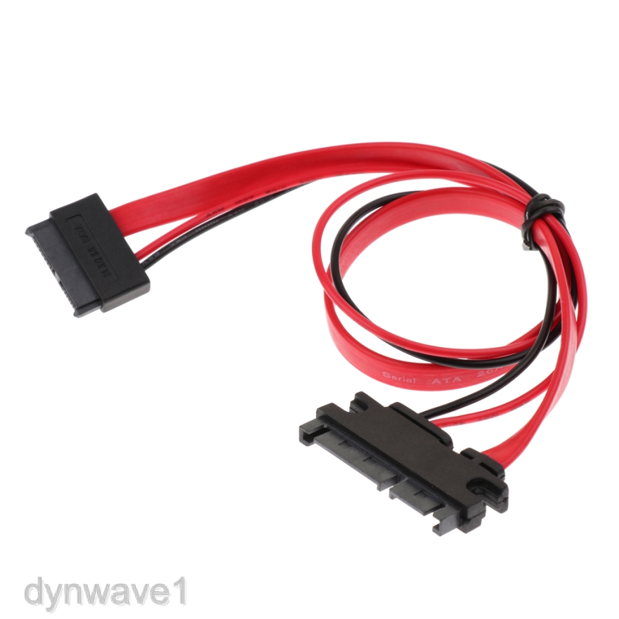 Dây cáp mở rộng SATA 22 chấu đầu cắm sang SATA 13 chấu  lỗ cắm 40.64cm