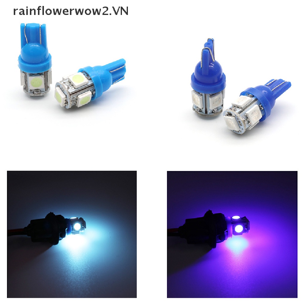 Bộ 10 Bóng Đèn Led T10 W5W 5050 SMD Chuyên Dụng Cho Xe Hơi