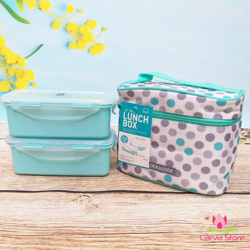 Bộ hộp cơm Lock&Lock LCK762DT rất xinh 1020ml