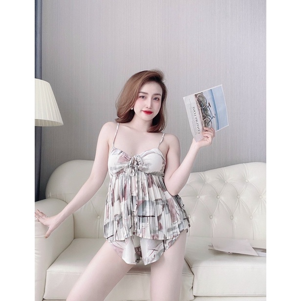 Đồ bộ 2 dây sexy mặc ngủ chất liệu Mango | BigBuy360 - bigbuy360.vn
