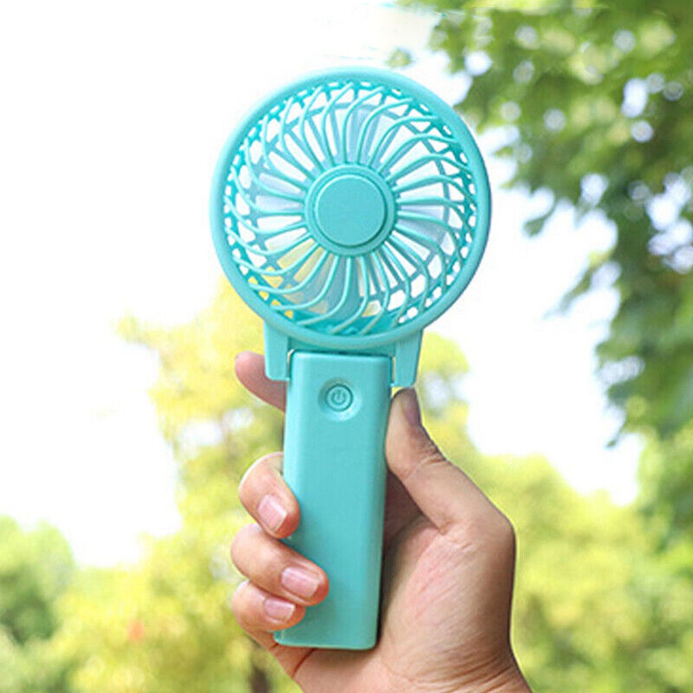 Quạt Mini Cầm Tay Có Thể Gấp Gọn Tiện Dụng Cho Học Sinh / Văn Phòng