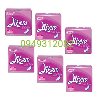 Combo 6 gói bvs Libera dày /mỏng không cánh
