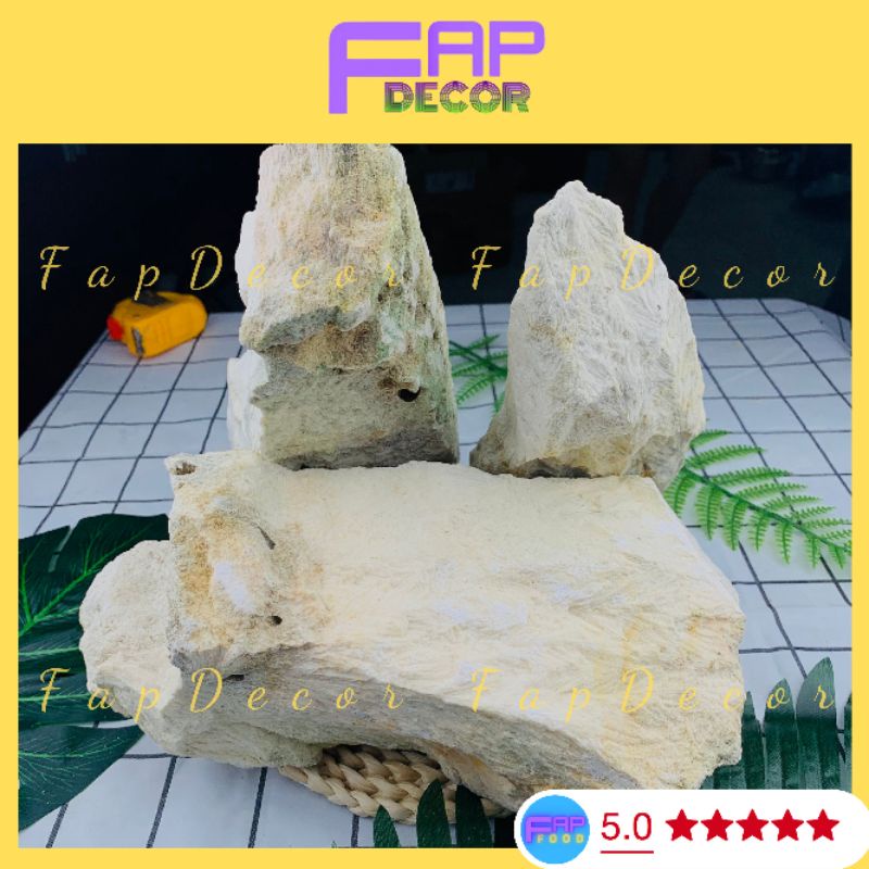 Đá Thủy Sinh, Đá Vôi Trang Trí Bể Cá Làm Hòn Non Bộ, Làm Vườn Trang Trí Nhà Cửa - FapFood