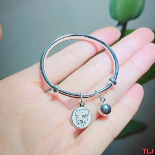 Lắc tay bạc ta cho bé( kèm khắc tên miễn phí)