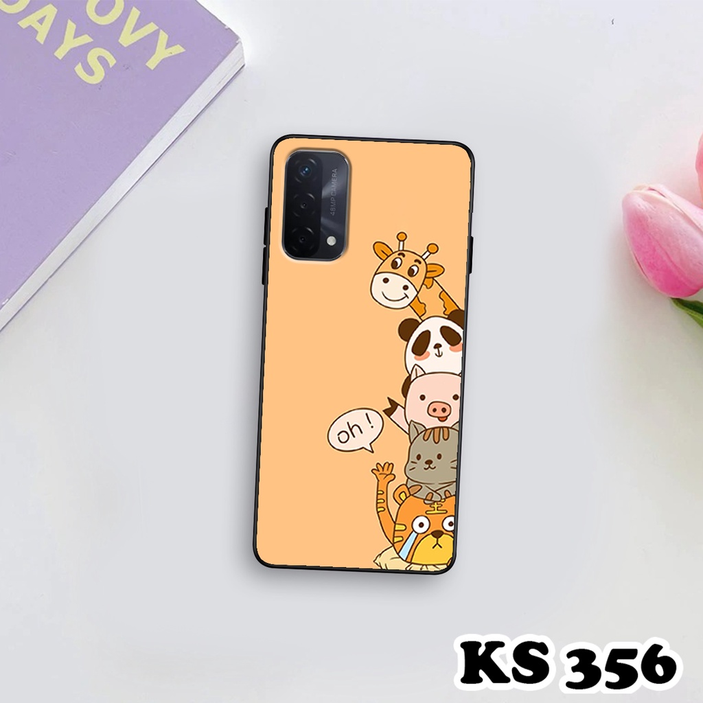 Ốp lưng Oppo A95 - Oppo A95 5G - Oppo A96 - Ốp in hình Cat&amp;Bear đáng yêu - Chất liệu TPU siêu bền
