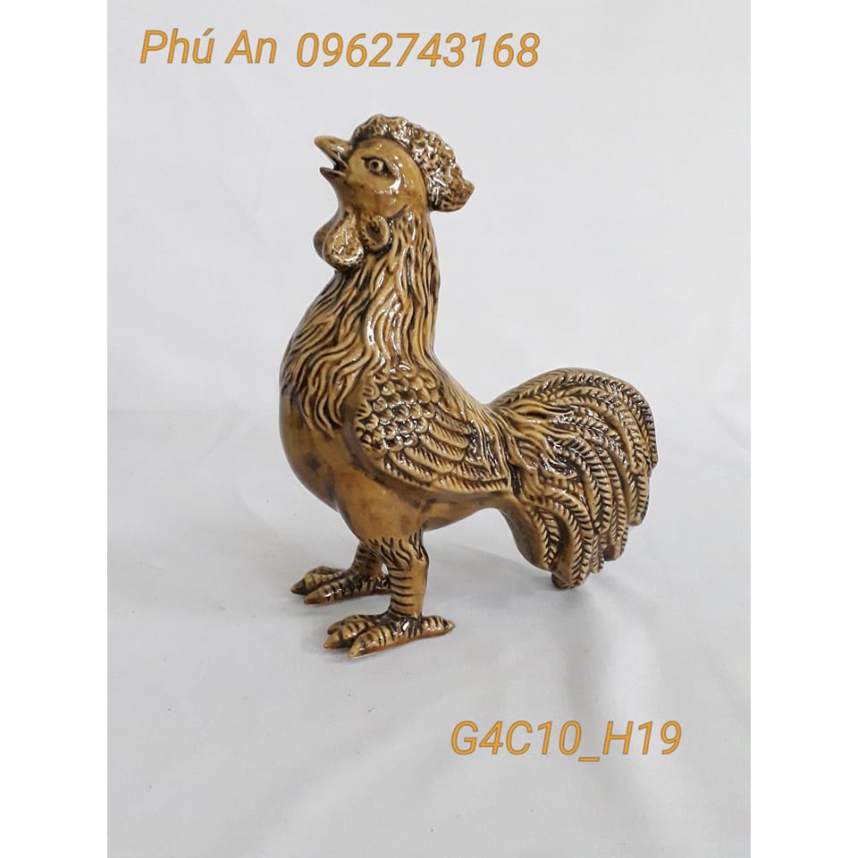 Gà_Gốm sứ Bát Tràng