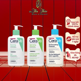 Sữa rửa mặt Cerave Foaming Cleanser, CeraVe Hydrating Cleanser, SA Cleanser cho mọi loại da 88ml, 236ml, 473ml