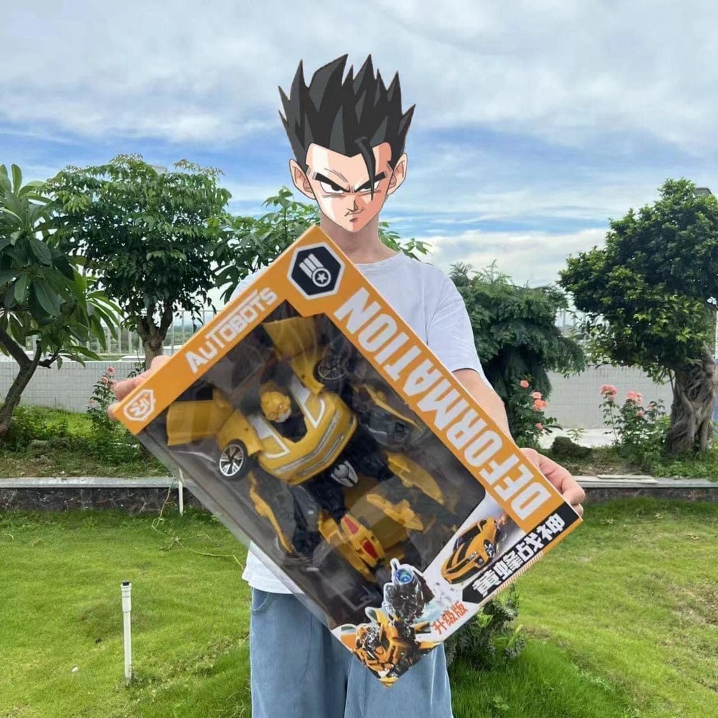 Đồ chơi rô bốt biến hình ô tô Transformer 2in1 siêu to