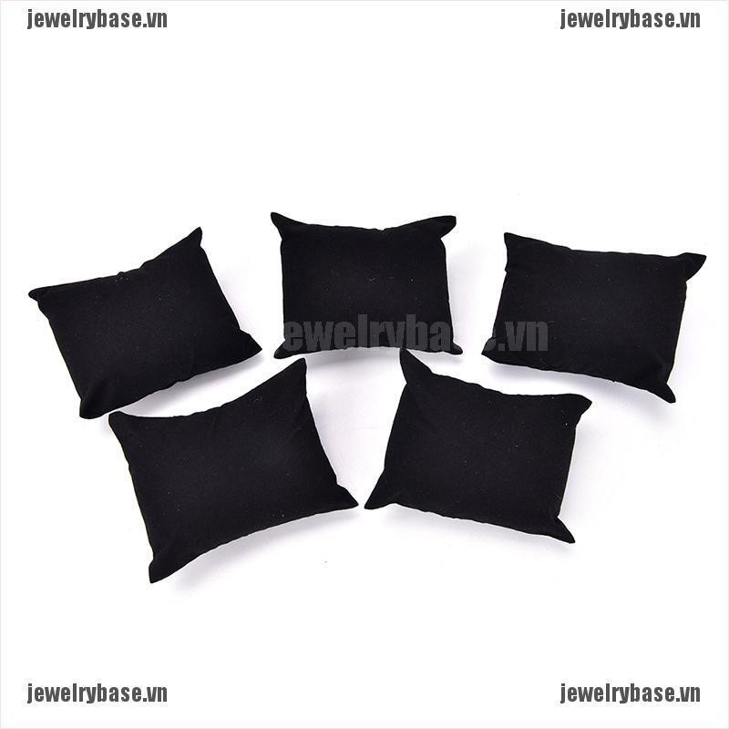 [Base] 5pcs Watch Bracelet Jewelry Display Pillow Cushion Holder Organizer Showcase [VN]