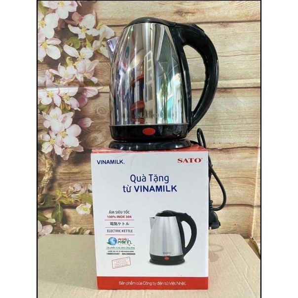 ẤM SIÊU TỐC SATO DUNG TÍCH 1,8L HÀNG KM VINAMILK