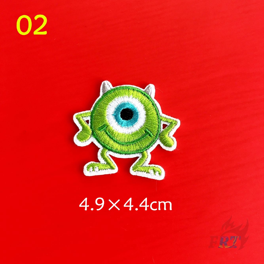 Miếng dán ủi họa tiết Disney Monsters Inc chủ đề số 03 trang trí DIY