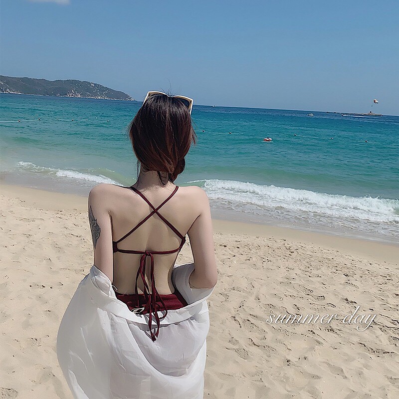 Bikini Liền Mảnh Đỏ Đô Quyến Rũ ( Hàng Quảng Châu) | BigBuy360 - bigbuy360.vn