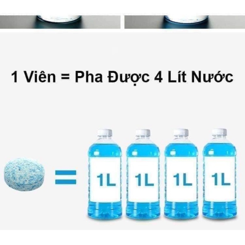 Viên sủi rửa kính ô tô đa năng tẩy sạch kính chuyên dụng tẩy sạch kính chắn gió GALA HOME
