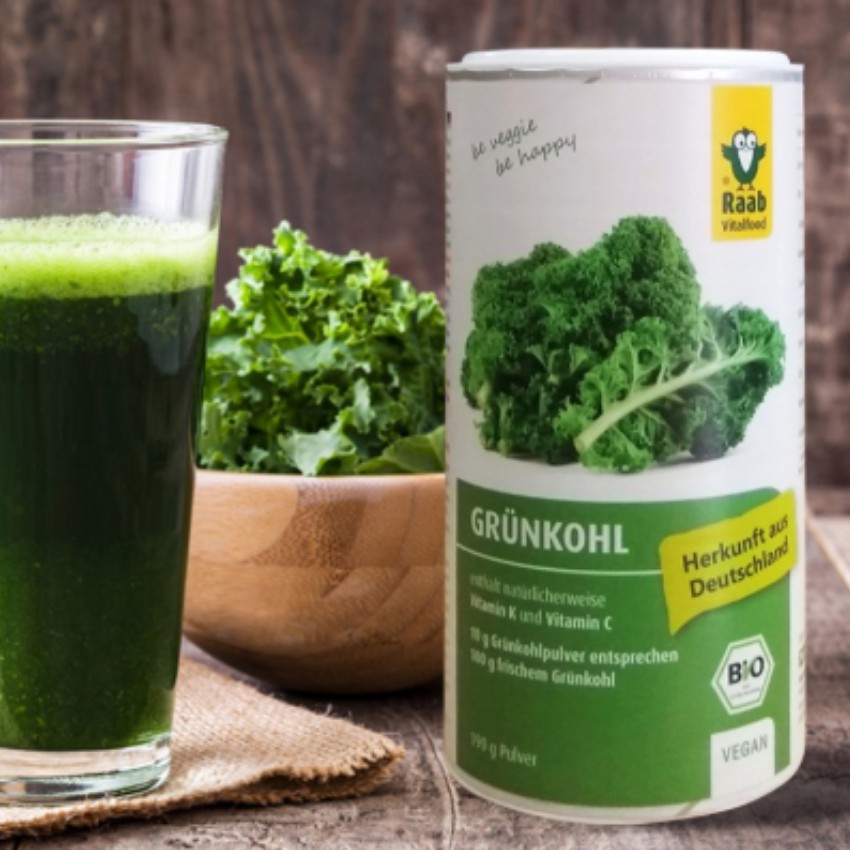 Bột cải xoăn hữu cơ Raab 190g