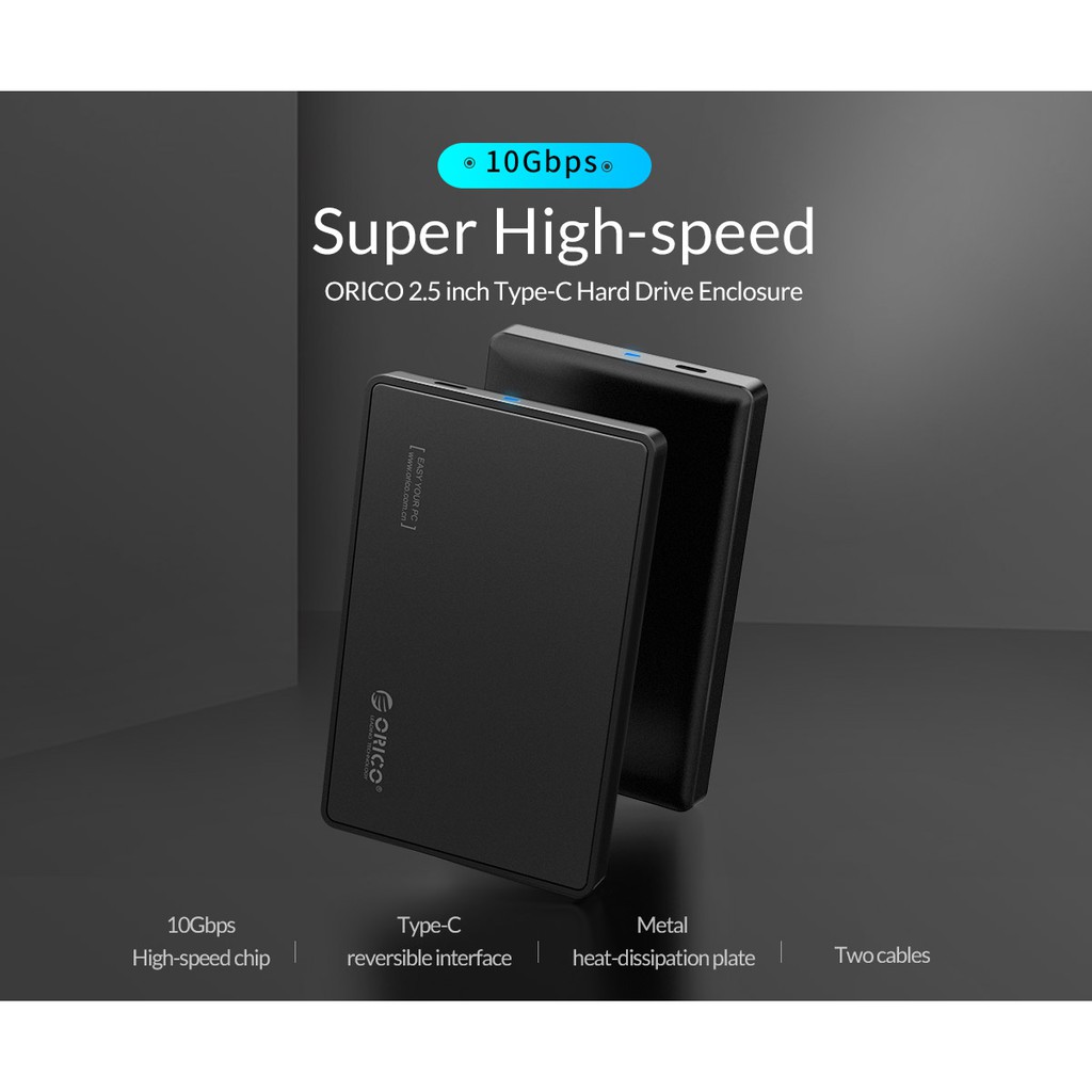 Vỏ Ổ Cứng Ngoài Orico 2.5 In Usb3.1 Type-C 2588c3-g2 Ssd Ốp | BigBuy360 - bigbuy360.vn