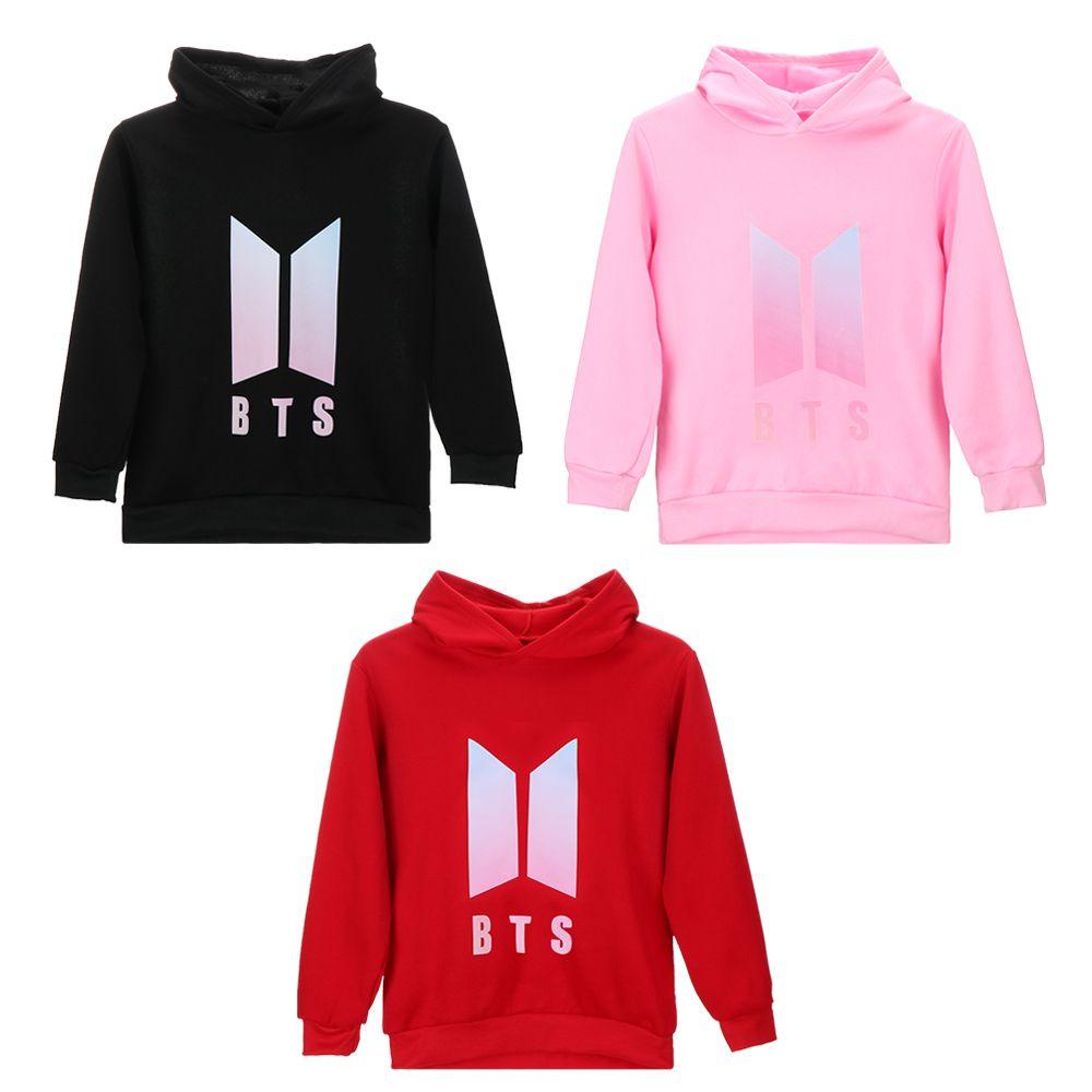 Áo Hoodie Cotton Thoáng Khí Dài Tay In Hình Nhóm Nhạc BTS