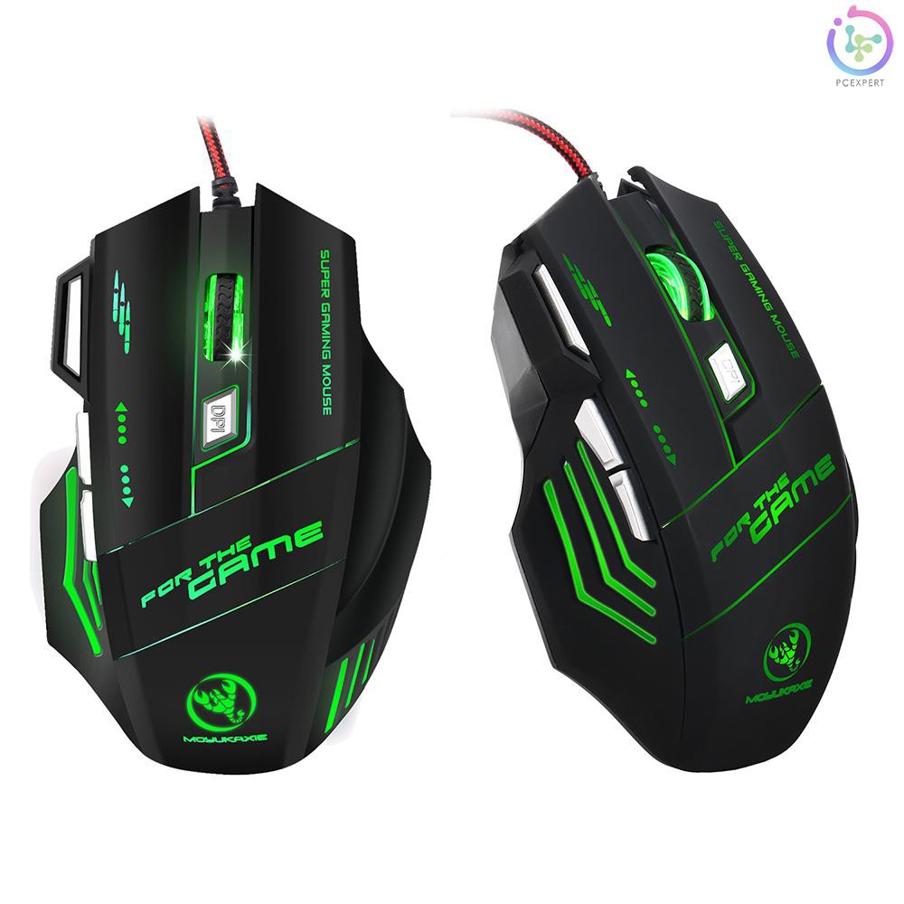 Chuột Gaming Hxsj S300 Có Đèn Led Nhiều Màu