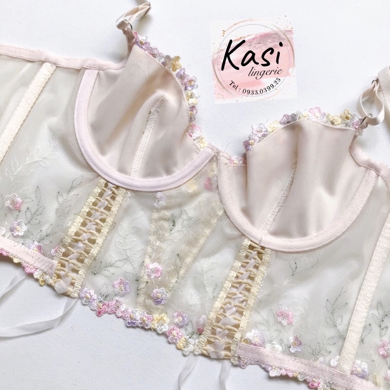 Set Nội Y Corset Đan Dây Cao cấp
