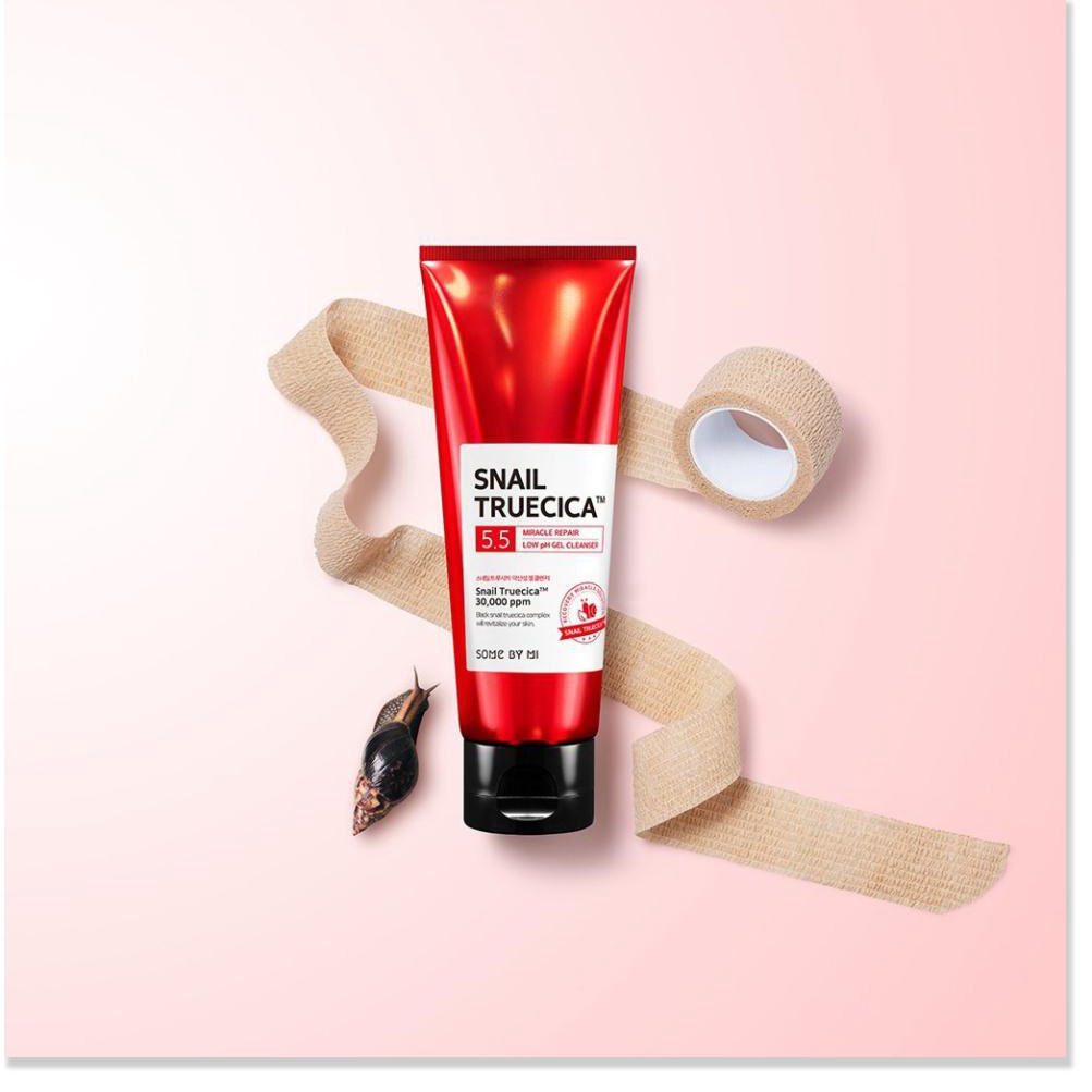 [Mã giảm giá mỹ phẩm chính hãng] [Chính Hãng] Sữa Rửa Mặt Tri Kỷ Cho Da Mụn - Some By Mi Snail Truecica Miracle Repair L