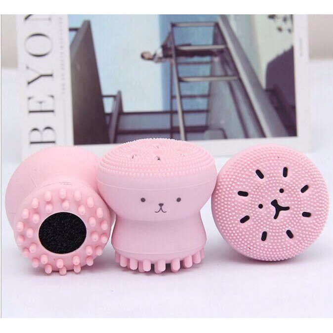 Cọ rửa mặt 💓FREESHIP💓 Cọ Rửa Mặt Bạch Tuộc giúp làm sạch da mặt, tẩy tế bào chết 3390