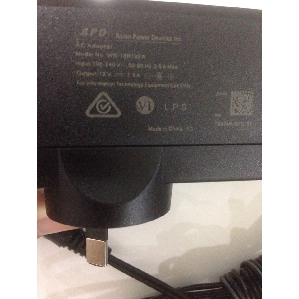 Nguồn sạc APD, KTEC, HONOR 12v 1.5a hàng tốt chuẩn AU, UK