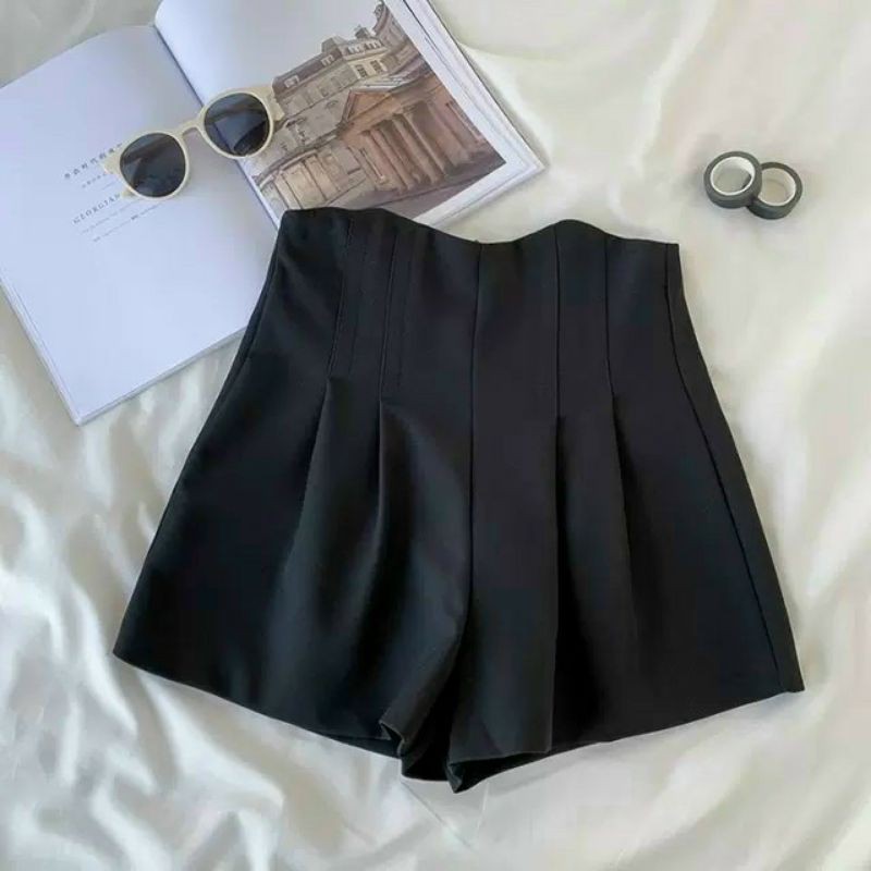 Quần short cạp liền 💥 MẪU MỚI 💥 quần đùi nữ thiết kế trẻ trung, năng động đủ màu: đen,trắng,hồng,ghi. | BigBuy360 - bigbuy360.vn