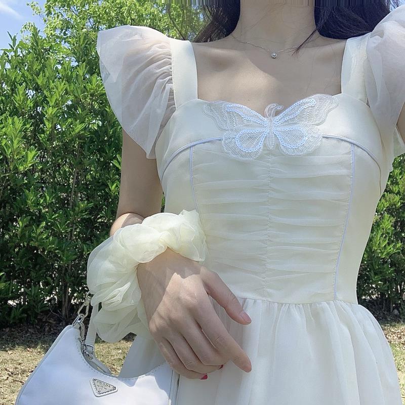 Đầm Chữ A Ngắn Ôm Eo Thời Trang Hàn Quốc Hàng Mới Dành Cho Nữ