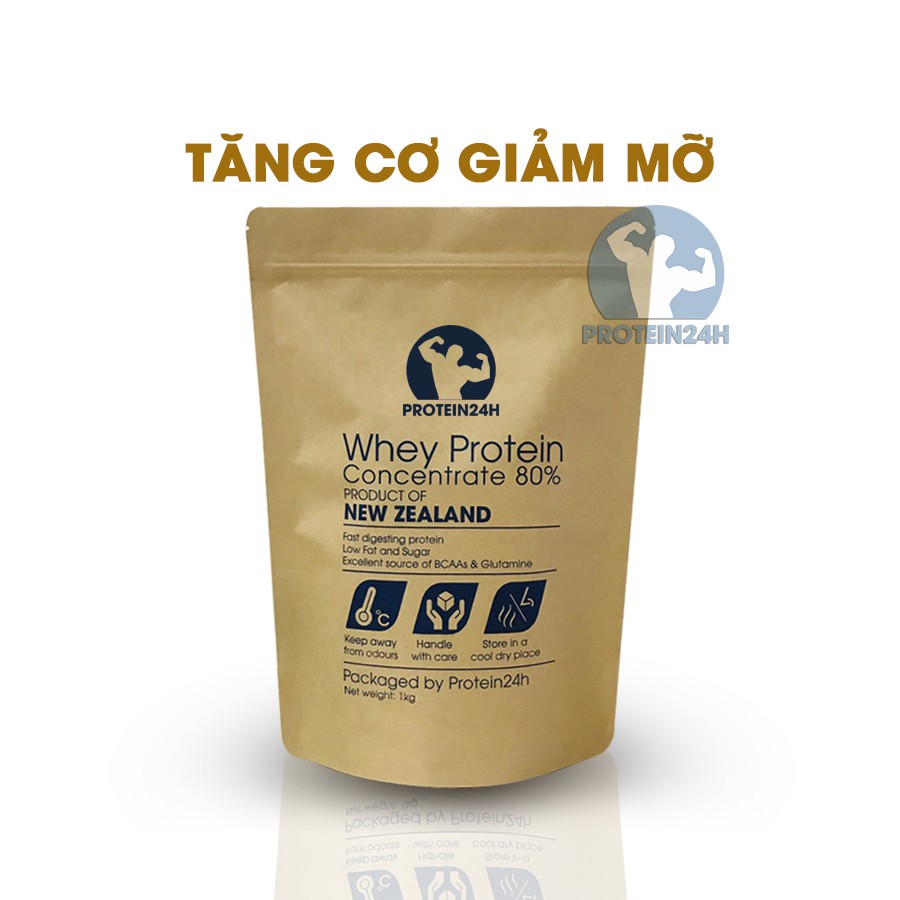 [Mã 11FMCGSALE giảm 8% đơn 500K] 1KG WHEY PROTEIN CONCENTRATE 80% NZMP