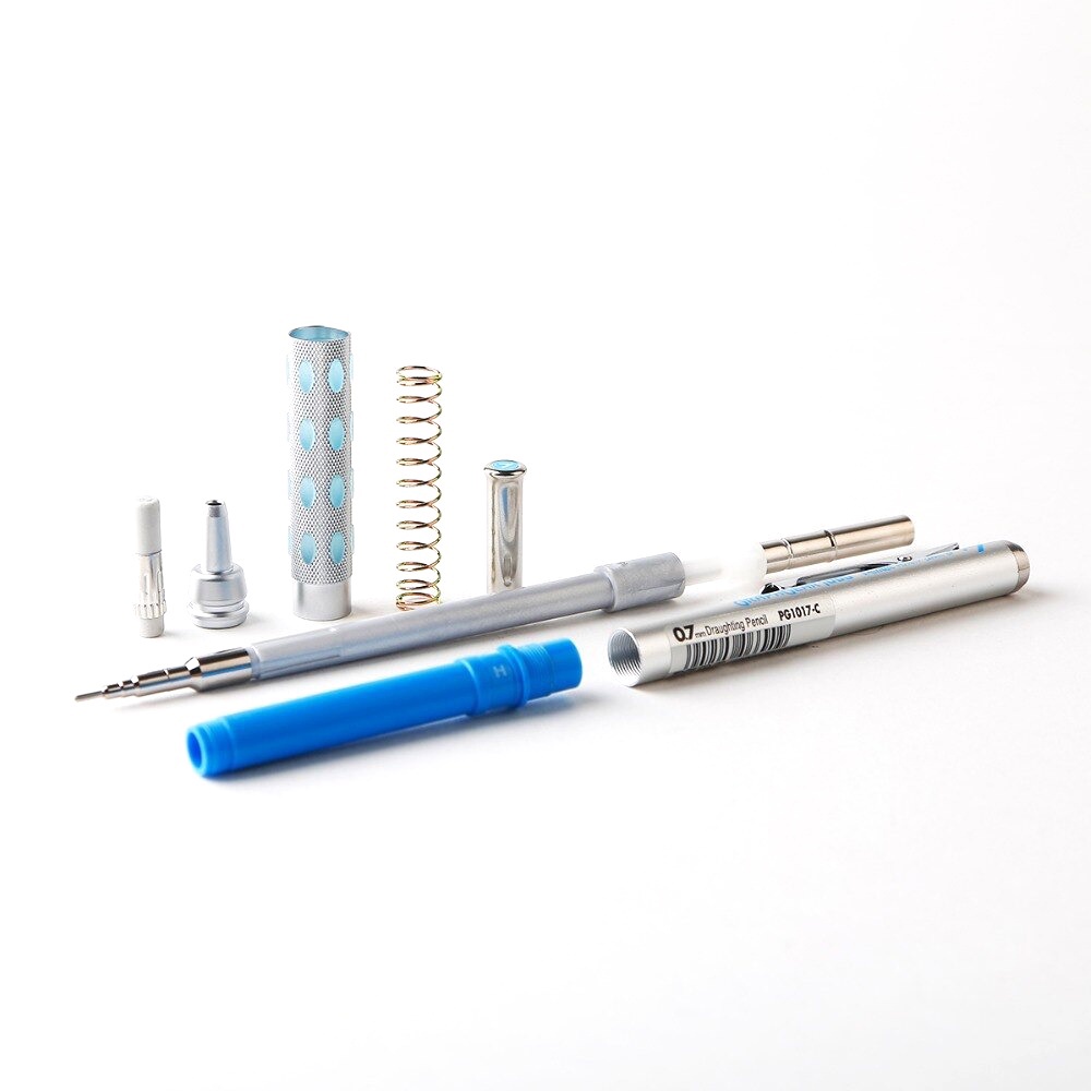 Chì Kim Kỹ Thuật Cao Cấp Pentel Graphgear 1000 | Thân Kim Loại Sang Trọng | 4 Cỡ ngòi