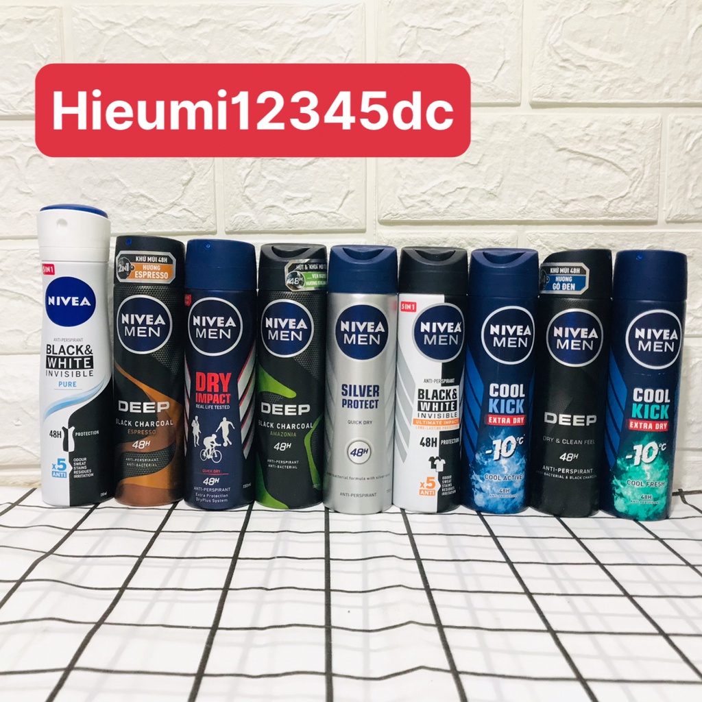 XỊT NGĂN MÙI NIVEA MEN (150ml)