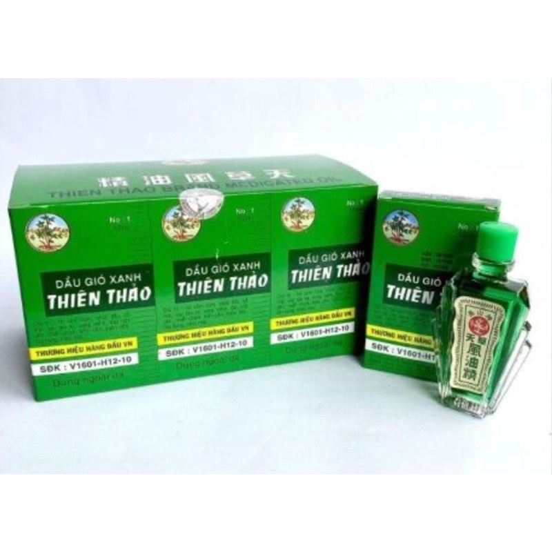 Dầu gió xanh Thiên Thảo 12ml, Trường Sơn