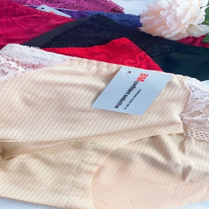 [SIÊU RẺ] Quần Lót Su Phối Ren Sexy Quyến Rũ Thấm Hút Mồ Hôi | BigBuy360 - bigbuy360.vn