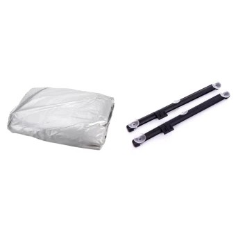 Bộ 1 bạt phủ bảo vệ xe ô tô 4 chỗ và 2 màn che cửa sổ đôi