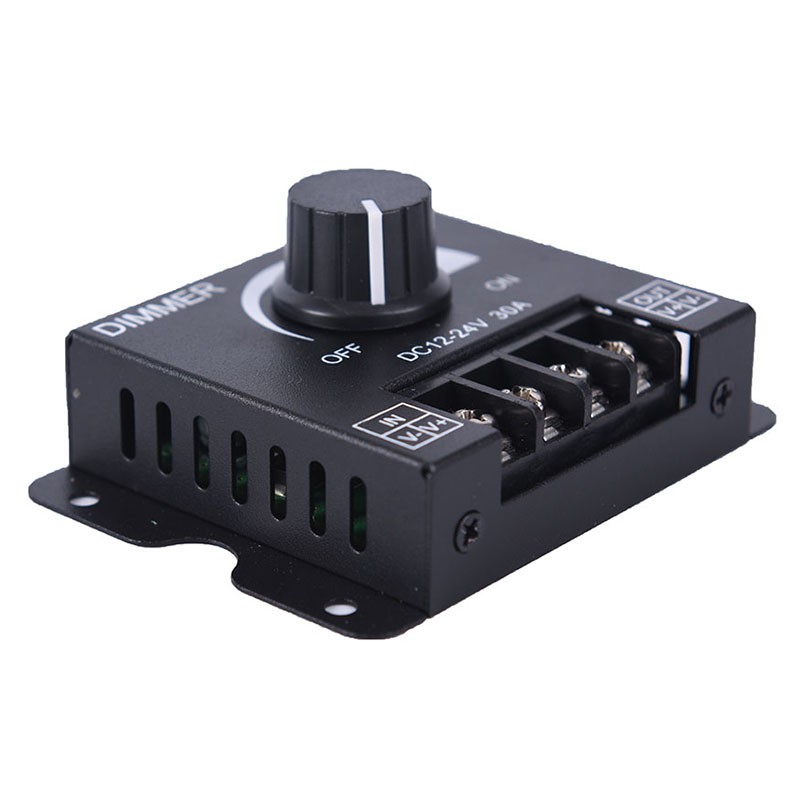 1 Bộ Điều Khiển Đèn LED Dây 30A DC 12V 24V 360W