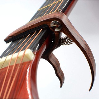 Capo kẹp cần đàn guitar bằng gỗ