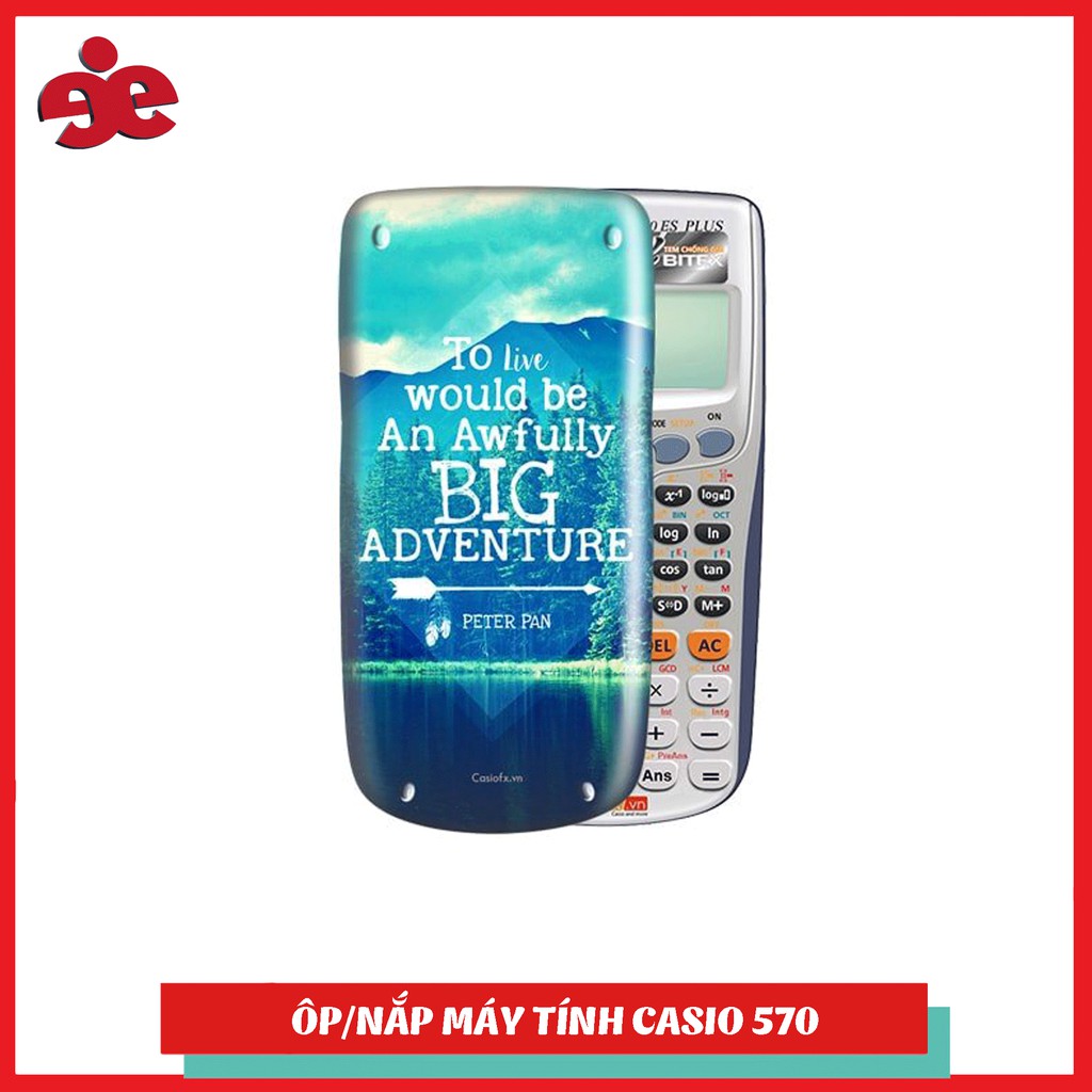 Nắp/ Ốp máy tính Casio/Vinacal Cute Slogan 048