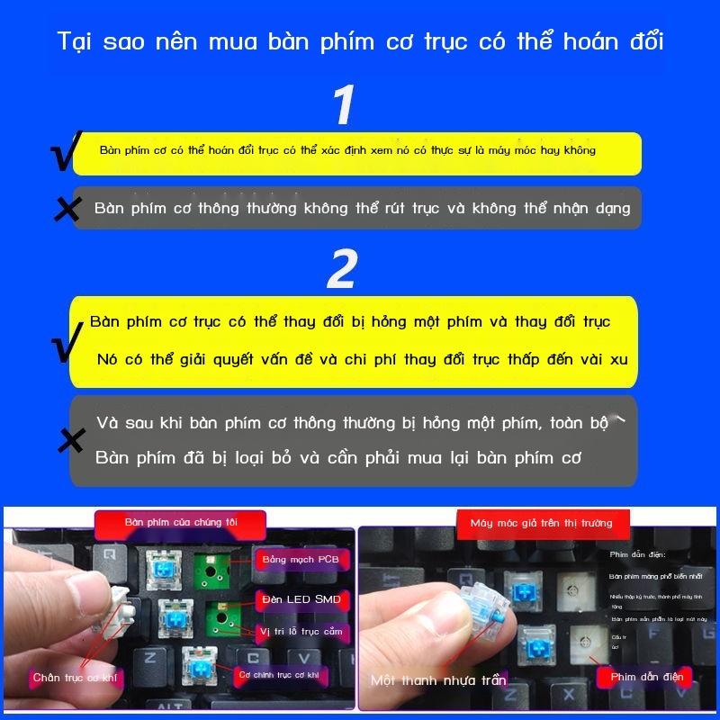 ◆﹍ஐRetro punk bàn phím cơ thực tế chuột tai nghe bộ ba mảnh trò chơi máy tính game trục đen xanh trà cáp