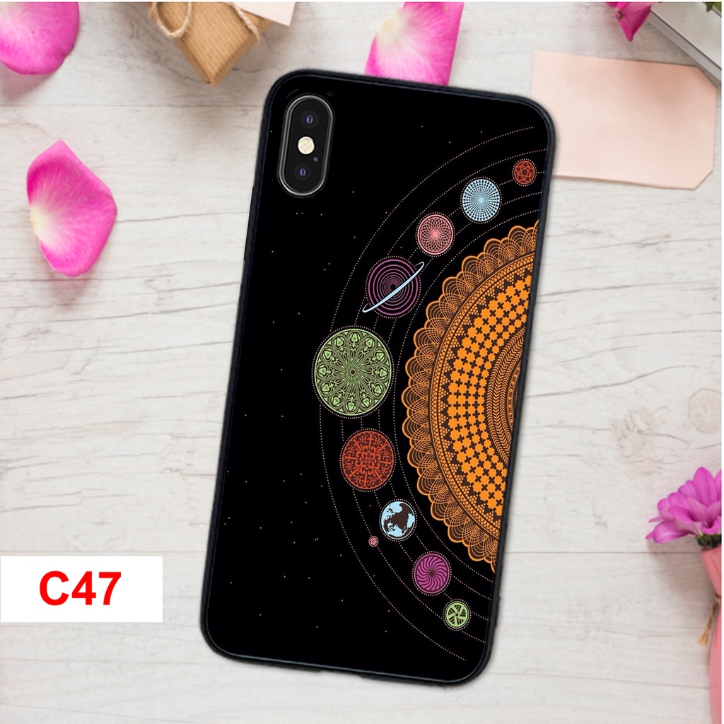 Ốp Lưng Iphone X/Xs - Xr - XsMax  In Hình Họa Tiết Bầu Trời Vũ Trụ