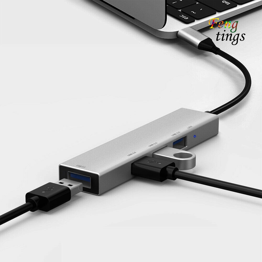 Dây Cáp Chuyển Đổi 3.1 Type-C Sang Usb 3.0 4 Cổng Tiện Dụng