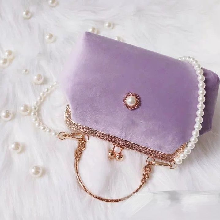 Túi Nhung Đựng Tiền Xu Phong Cách Trung Hoa Cổ Điển