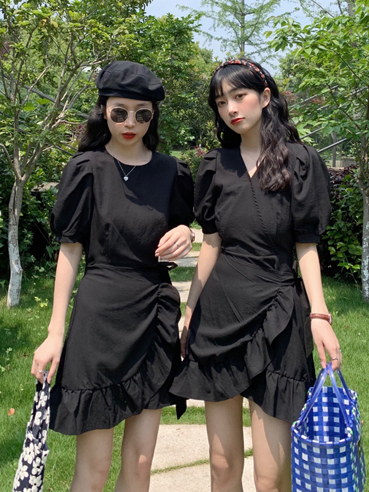 Đầm Ôm Eo Phong Cách Retro Thời Trang Hè 2020 Cho Nữ