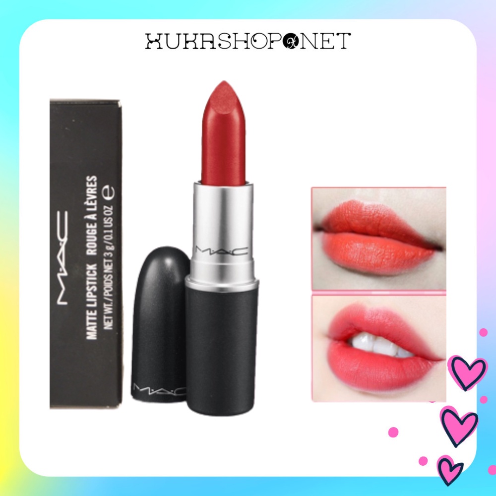 Son Mac Chính Hãng son thỏi Matte / Retro Matte trọn bộ đủ màu 2022 ( 3g )