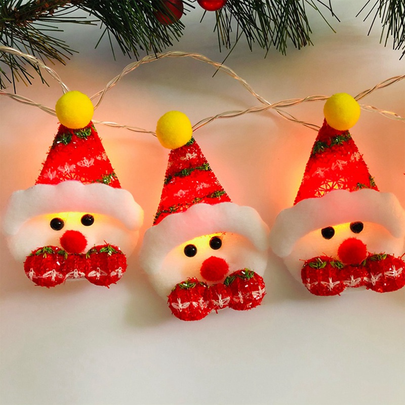 Dây Đèn LED Hình Người Tuyết Trang Trí Giáng Sinh Năm Mới 2023