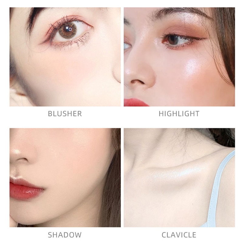 (Hàng Mới Về) Bảng Phấn Má Hồng Màu Lì Độ Bóng Cao Tự Nhiên Lâu Trôi | BigBuy360 - bigbuy360.vn