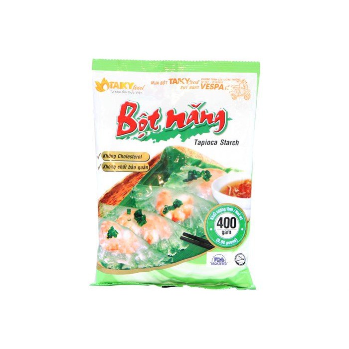 Bột năng Tài Ký gói 400g, bột làm bánh bột lọc, tạo độ sánh cho các món xào, soup