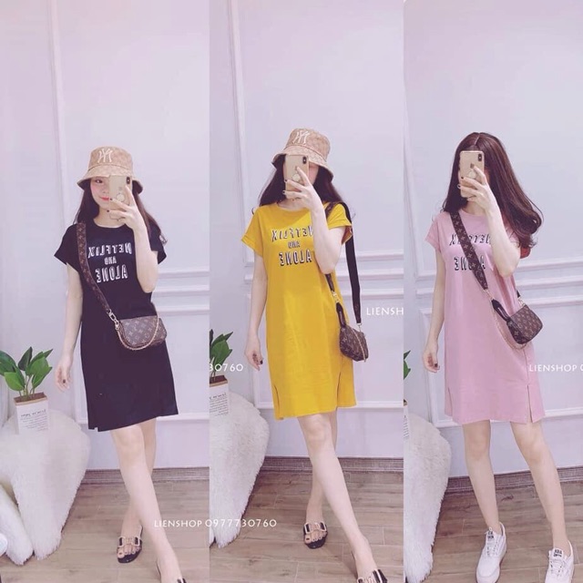 Váy suông cotton
